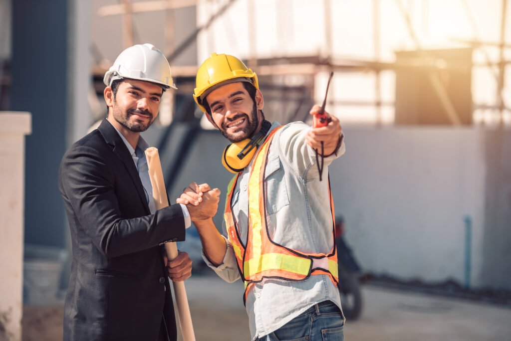 Happy workers